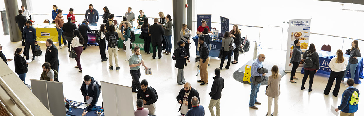 Career Fair in the Touhill PAC